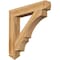 Ekena Millwork Balboa Arts & Crafts Rough Sawn Bracket, Western Red Cedar, 6"W x 38"D x 38"H BKT06X38X38BOA03RWR - alternate 1